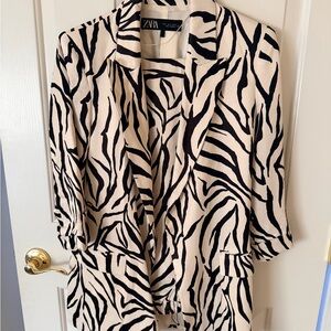 Zara Beige Satin Top